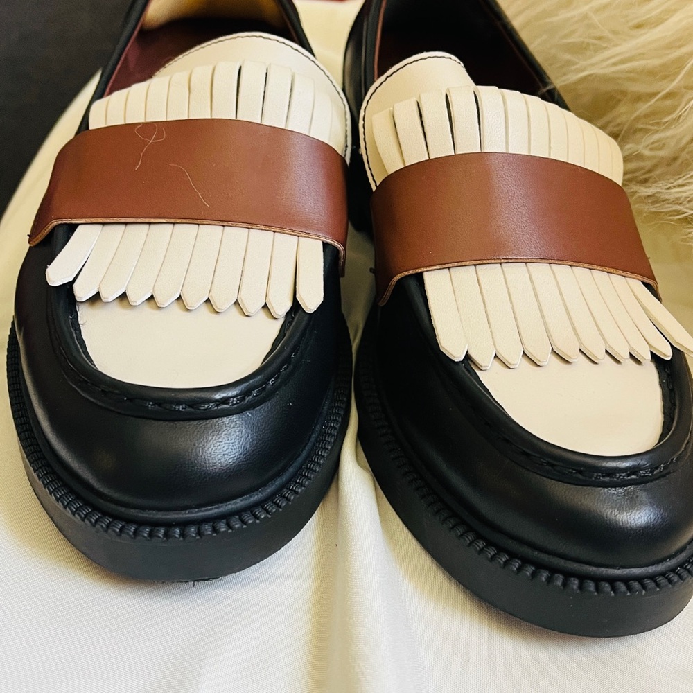 Women’s Black and Brown Loafers